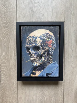 Skeleton Smoking