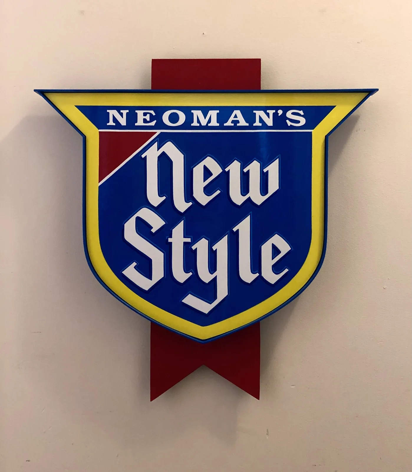 “New Style” Beer Sign