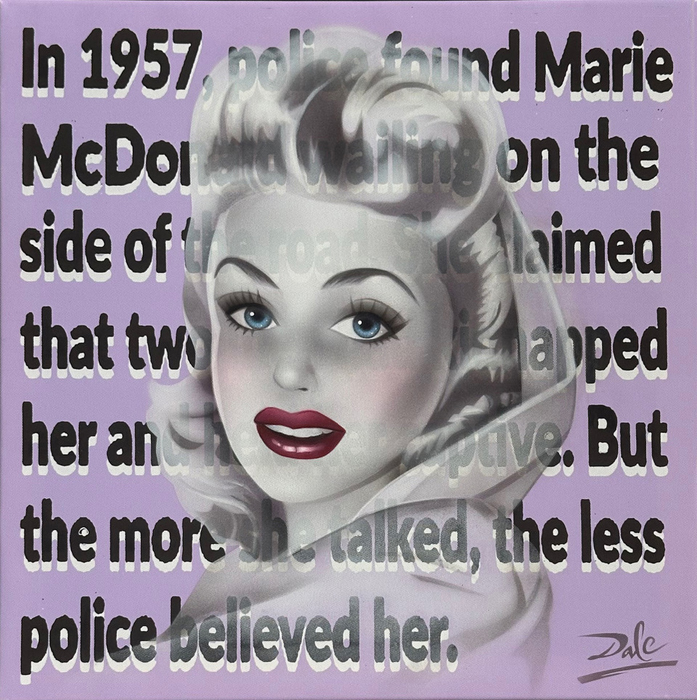 Marie McDonald, Blabs She was “Kidnapped”