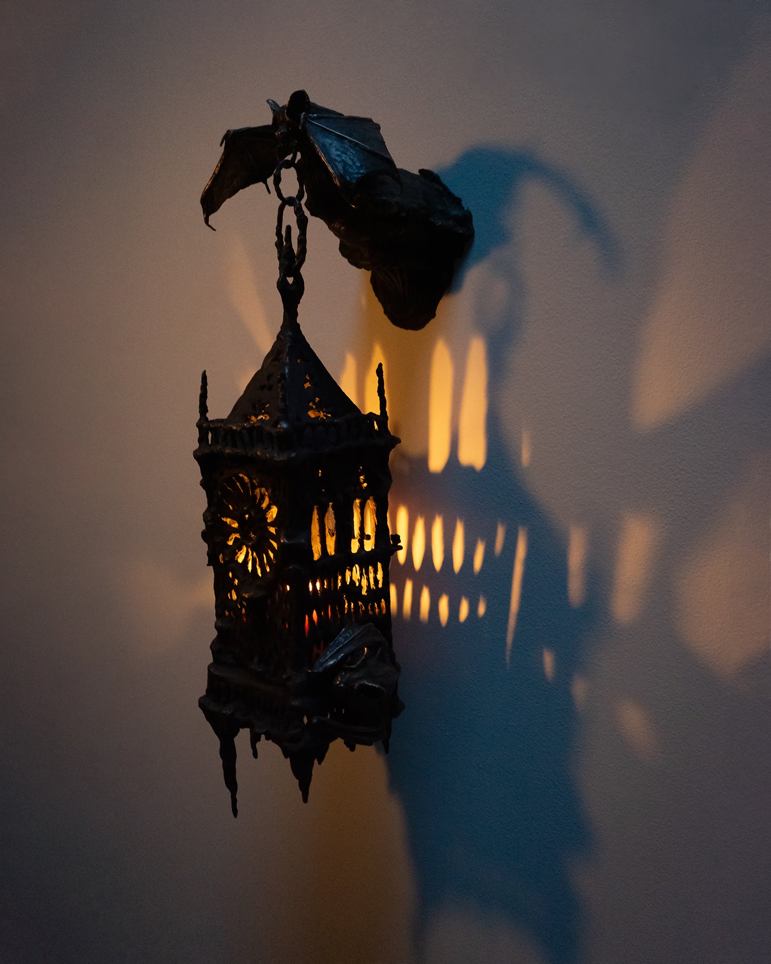 Laterne der Myotis Flammen