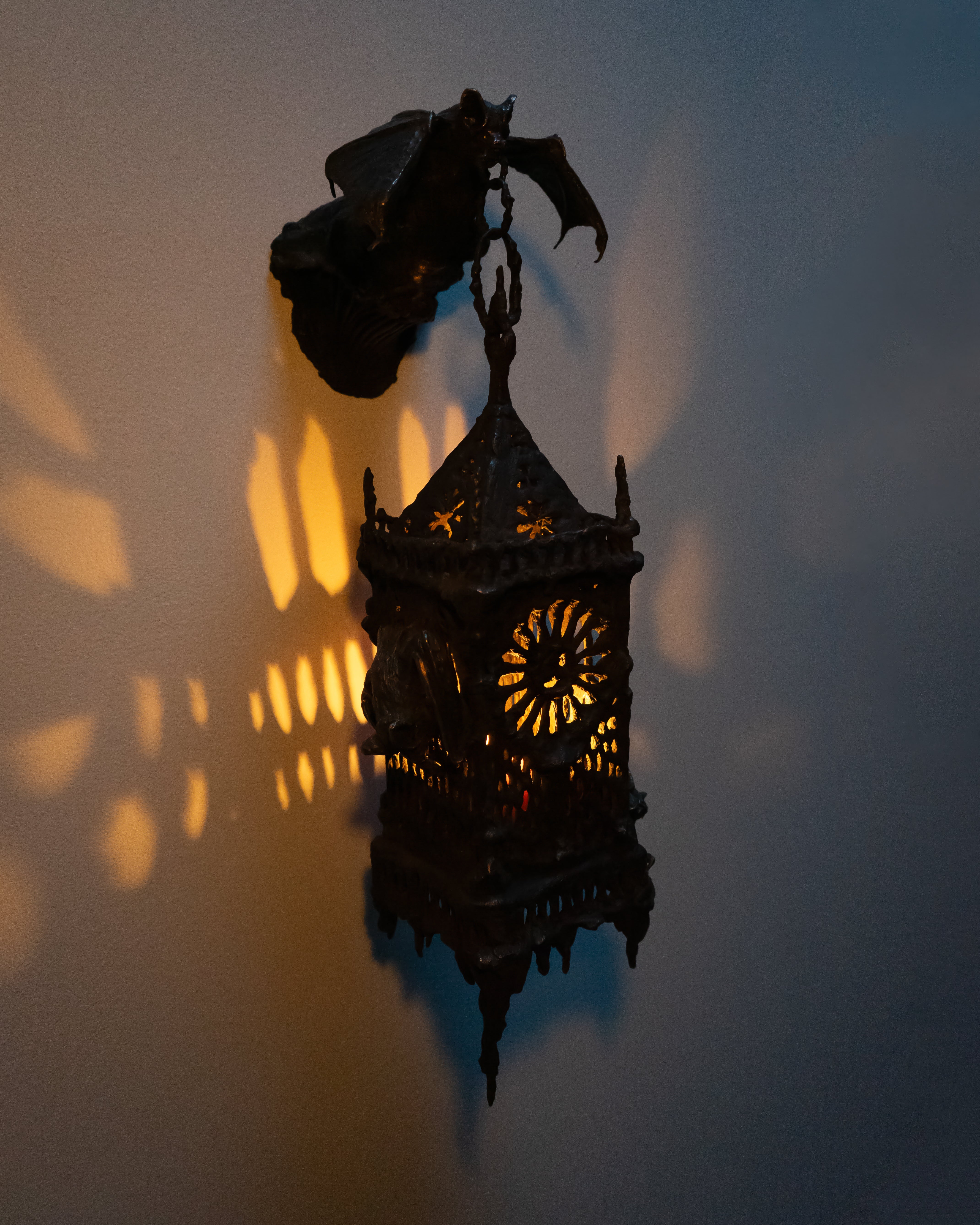 Laterne der Myotis Flammen