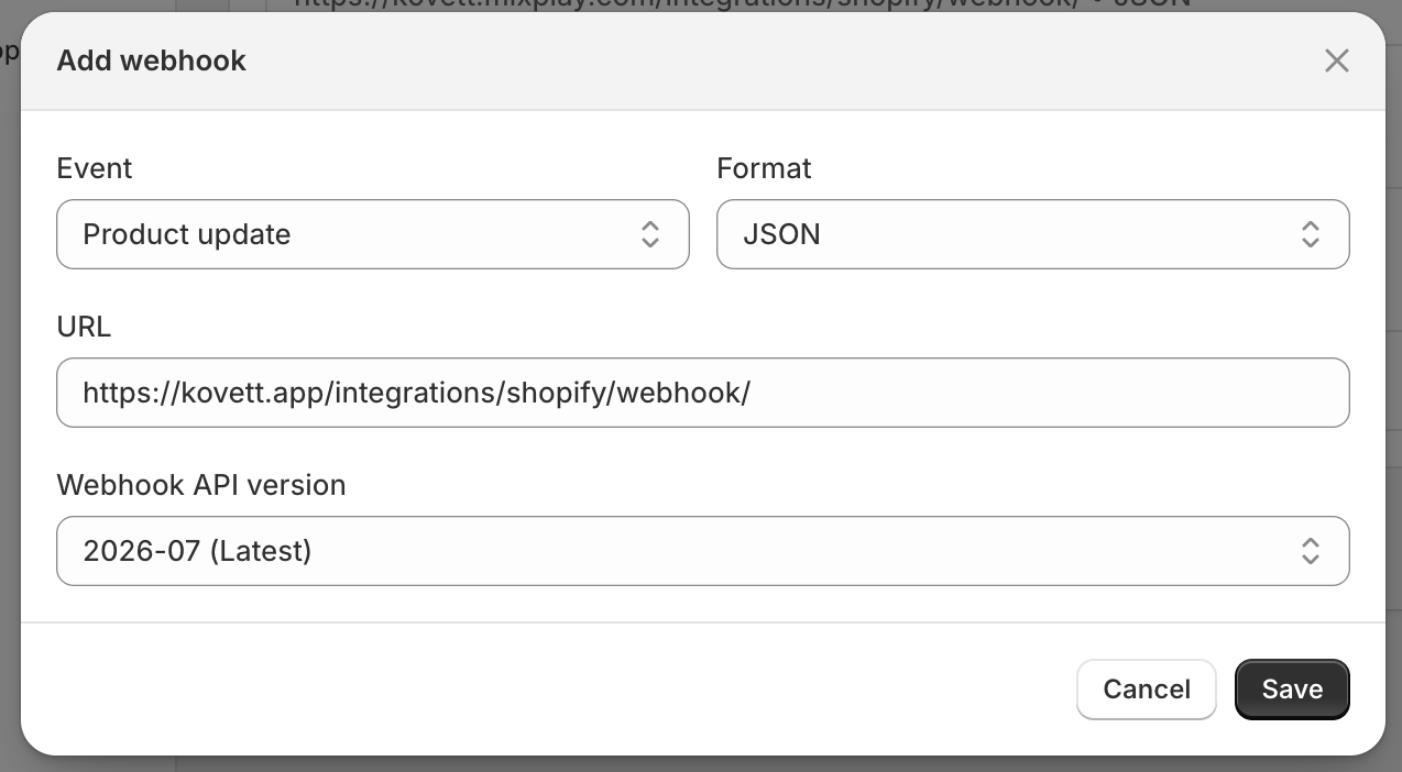 Shopify Connection for Galleries